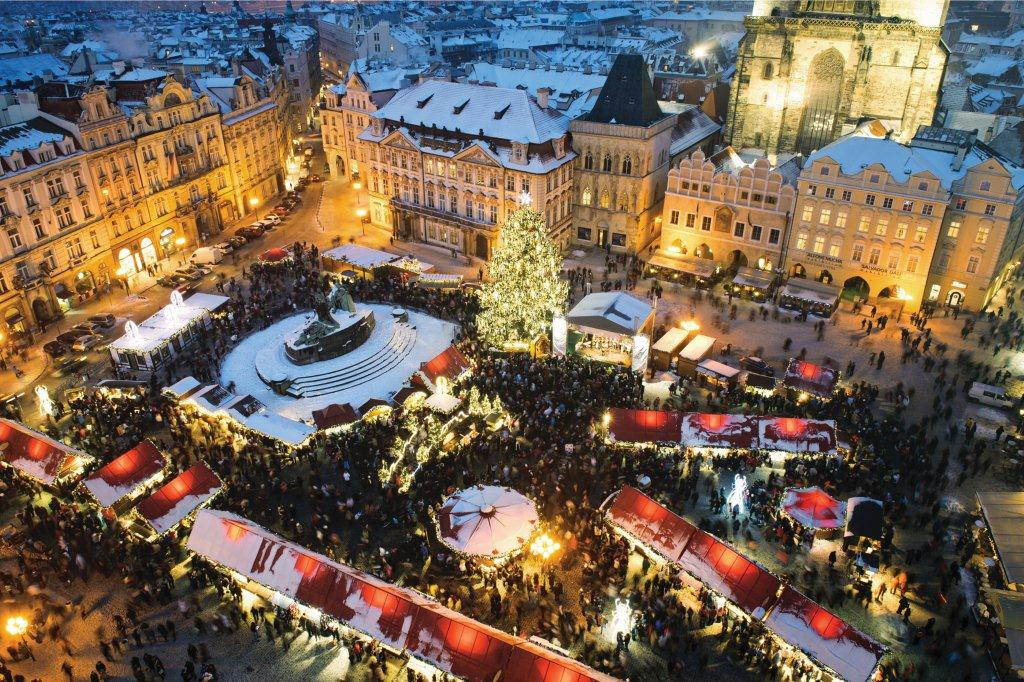 Adwentowy jarmark w Pradze